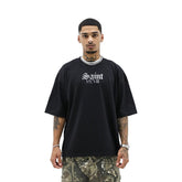 Heights District SAINT MCVII Black Tee