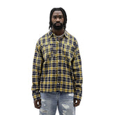 Heights District Yellow Stone Flannel Long Sleeve