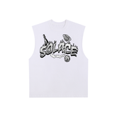 Solace Astronaut White Sleeveless Tee