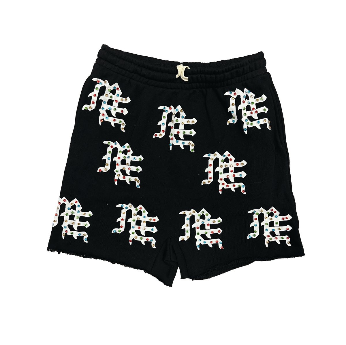 Mixed Emotion Black ME Logo Shorts