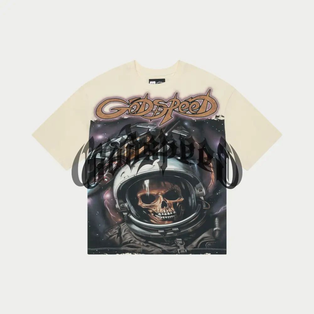 Godspeed Space Traveler Bone Tee