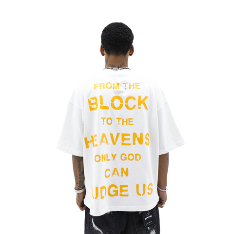 Heights District Block To Heavens White Tee