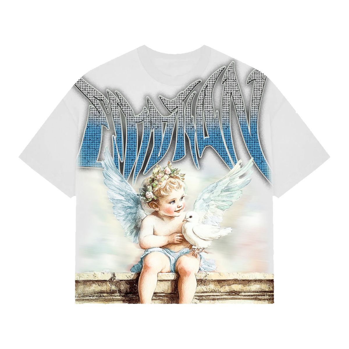 Mixed Emotion Dove White Tee
