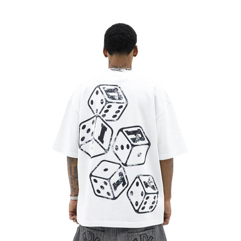Heights District Dirty Dice White Tee
