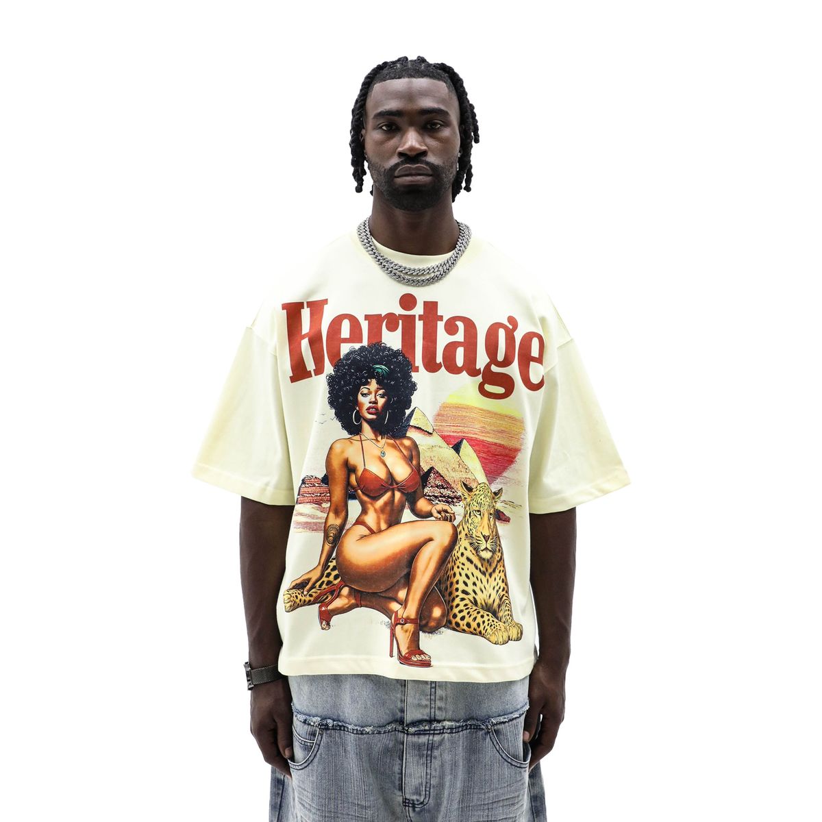 Heights District Heritage Nights Cream Tee