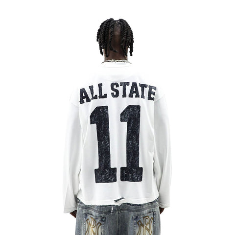 Heights District Heights G.O.A.T. White Longsleeve