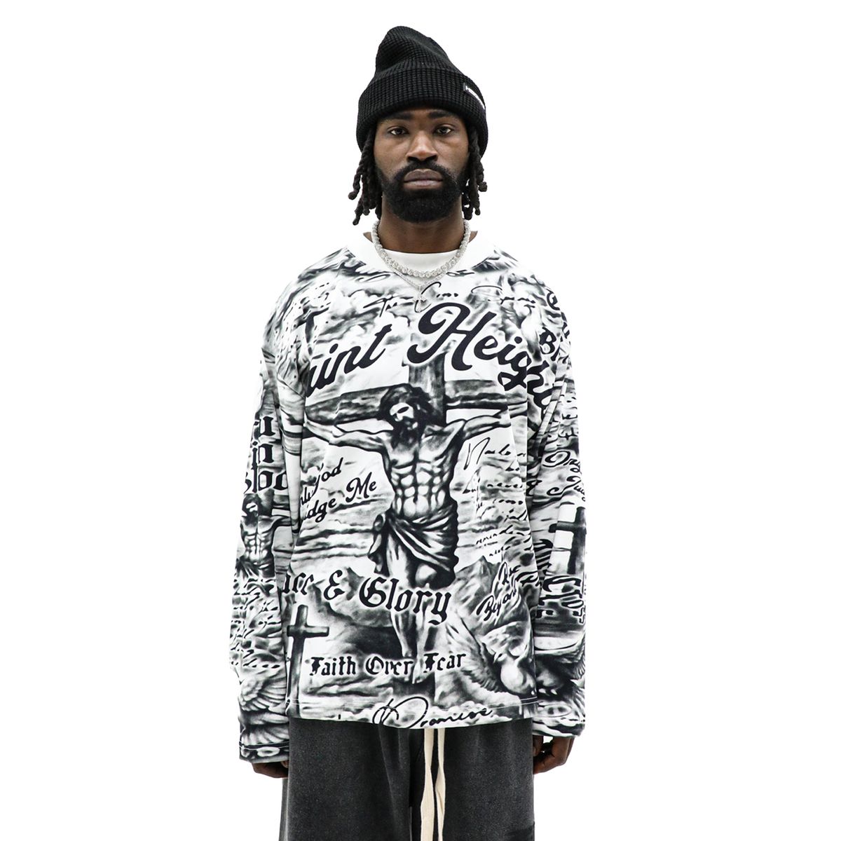 Heights District Grace & Glory White Long Sleeve