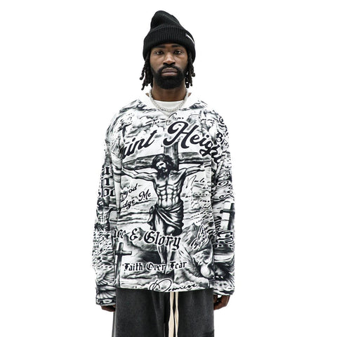 Heights District Grace & Glory White Long Sleeve