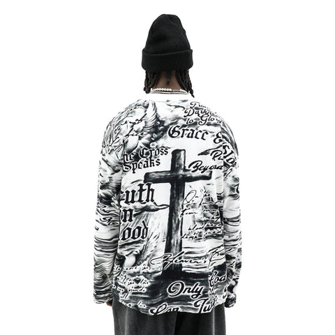 Heights District Grace & Glory White Long Sleeve