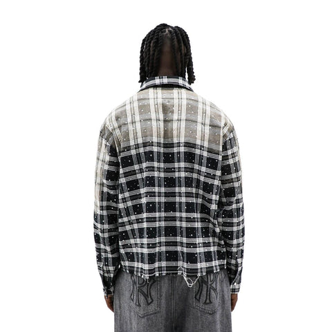 Heights District Black Stone Flannel Long Sleeve