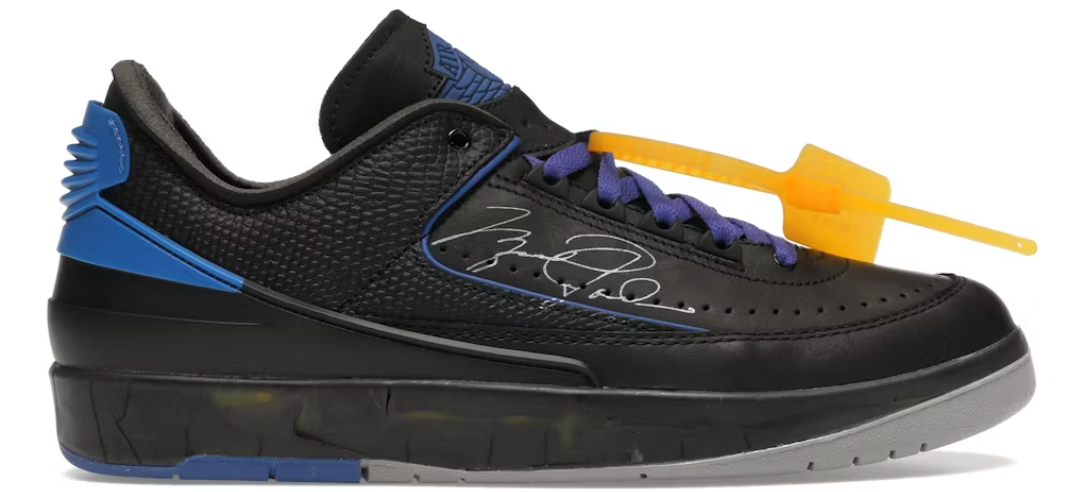 Jordan 2 Retro Low SP Off-White Black Blue