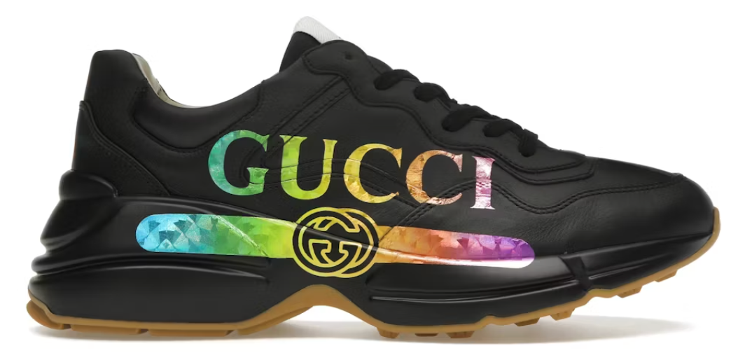 Gucci Rhyton Iridescent Logo Pre-Owned