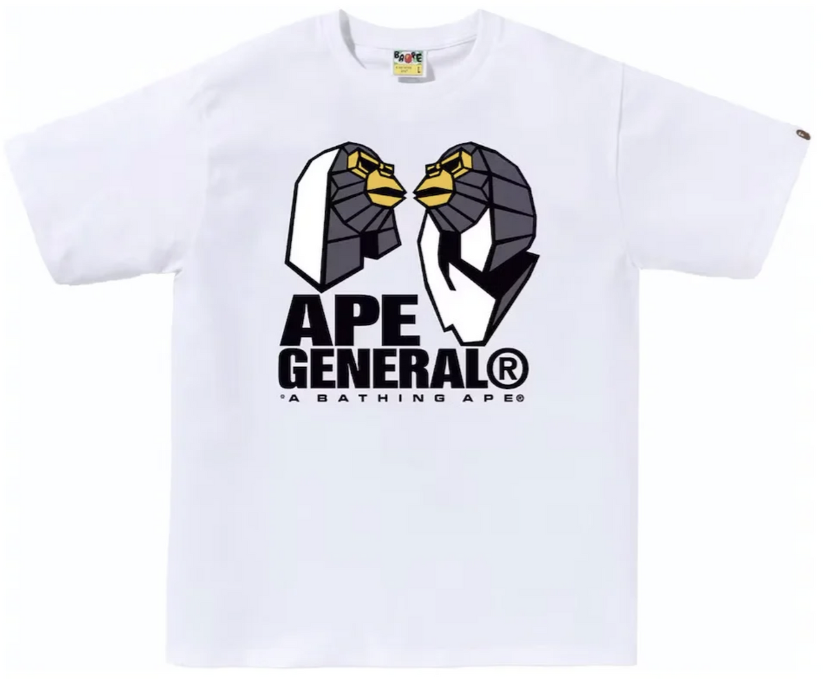 BAPE Ape General White Tee