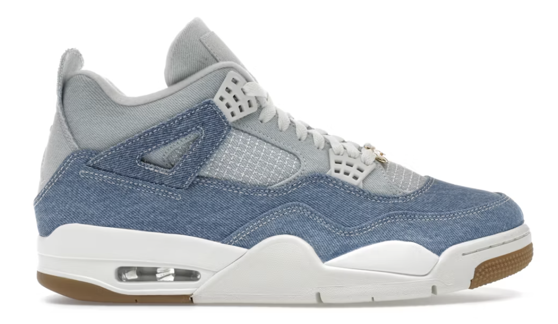 Jordan 4 Retro TEX Denim Worn Blue Women's
