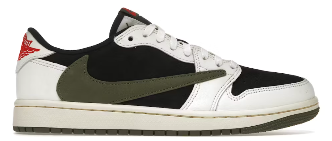 Jordan 1 Retro Low OG SP Travis Scott Olive Women's Pre-Owned