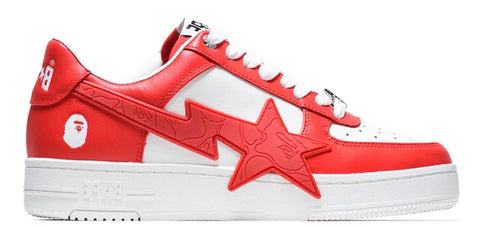 A Bathing Ape Bape Sta OS #2 M2 Red/White