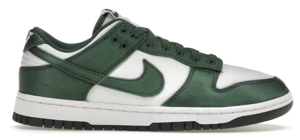 Nike Dunk Low Michigan State Satin Women's