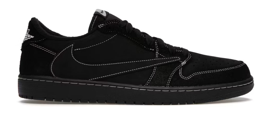 Jordan 1 Retro Low OG SP Travis Scott Black Phantom Pre-Owned