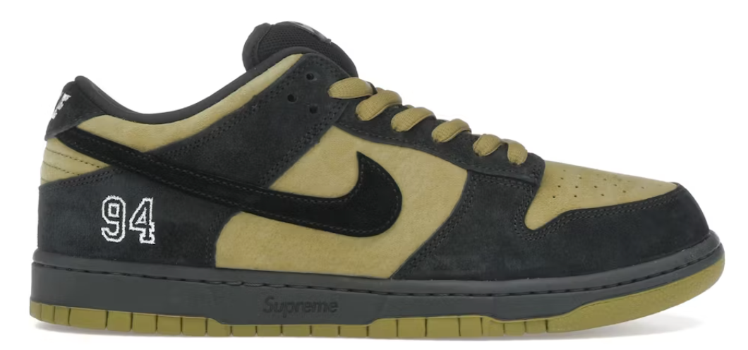 Nike SB Dunk Low Supreme 94 Camper Green