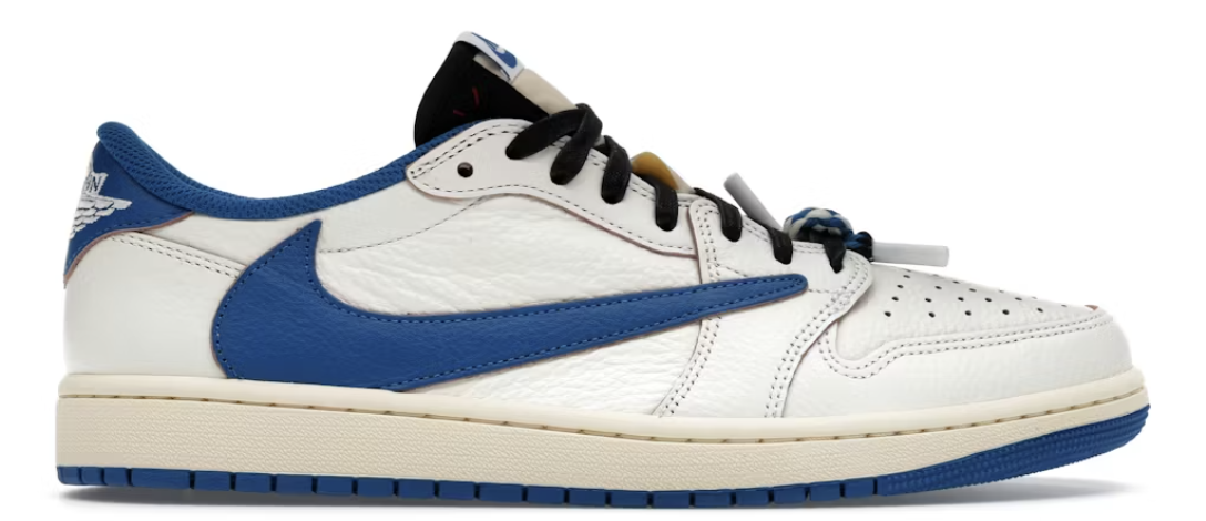 Jordan 1 Retro Low OG SP Fragment x Travis Scott Sail Military Blue