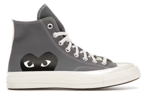 Converse Hi Comme des Garcons PLAY Grey Pre-Owned