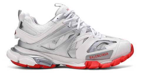 Balenciaga Track White Red Pre-Owned