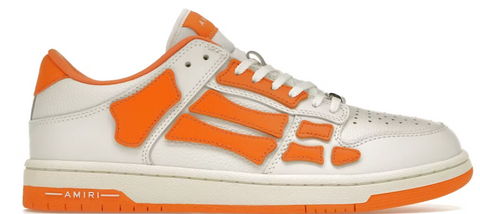 AMIRI Skel Top Low White Orange Pre-Owned