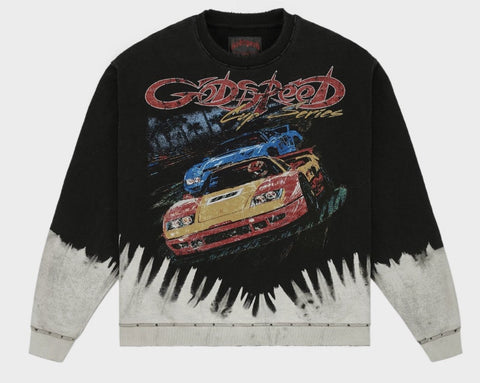 Godspeed F.T.W Sweatshirt Black Bleached Wash