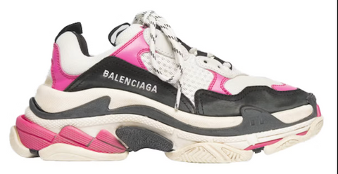 Balenciaga Triple S Neon Pink 2019 Women's Pre-Owned