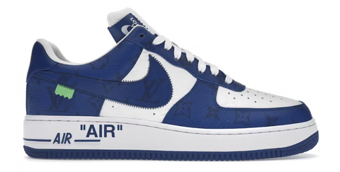 Louis Vuitton Nike Air Force 1 Low By Virgil Abloh White Royal