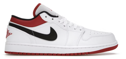Jordan 1 Low White University Red Black