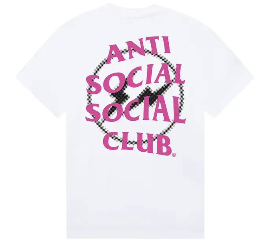 ASSC Half Tone Pink White Tee