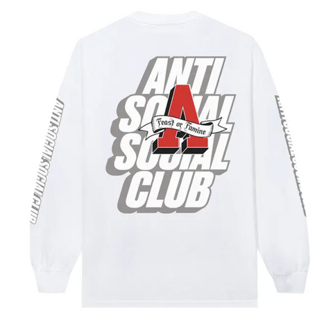 ASSC Easy A White Long Sleeve Tee