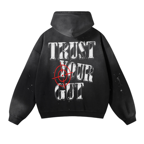 Solace Crew Vintage Black Hoodie