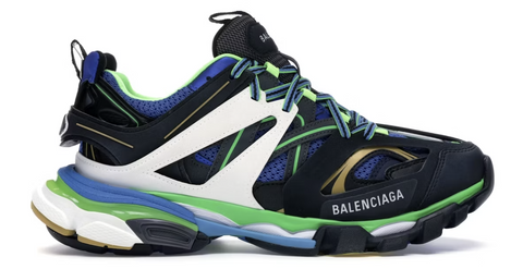 Balenciaga Track Green White Blue Pre-Owned