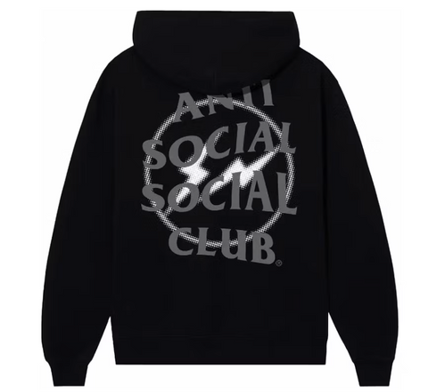ASSC Fragment Half Tone Grey Black Hoodie