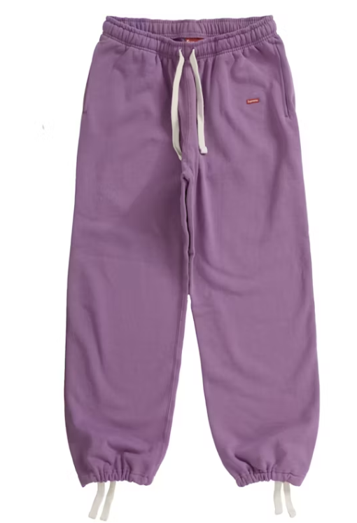 Supreme Small Box Drawcord Sweatpant Purple