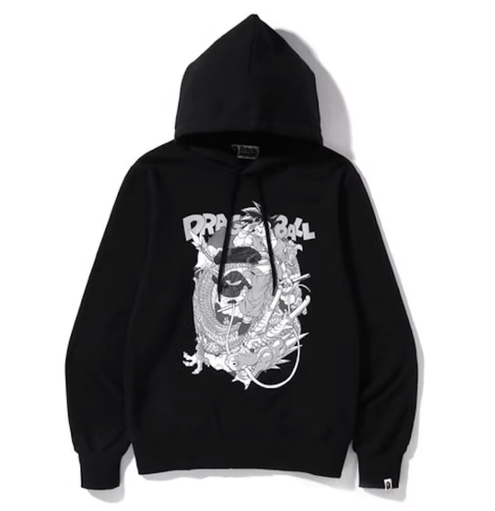 BAPE x Dragon Ball Z Pullover Hoodie Black