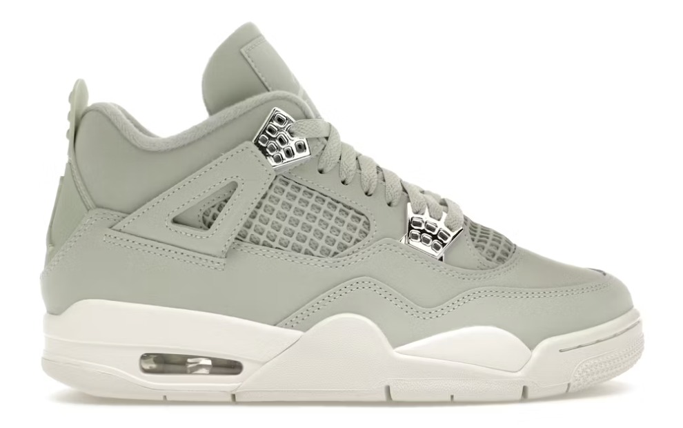 Jordan 4 Retro Seafoam Sail Women's
