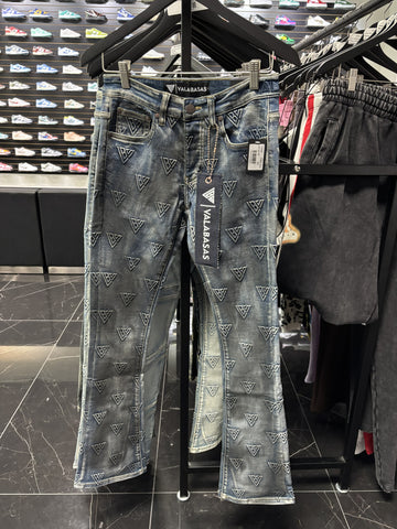 Valabasas Tagged Dirty Blue Washed Jeans