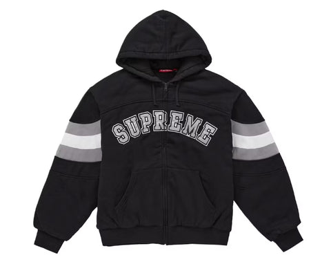 Supreme Filled Zip Up Hooded Sweatshirt Black