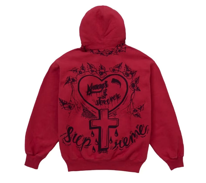 Supreme Forever Hooded Sweatshirt Red