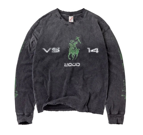 VALE FOREVER CRUSADER L/S TEE BLACK