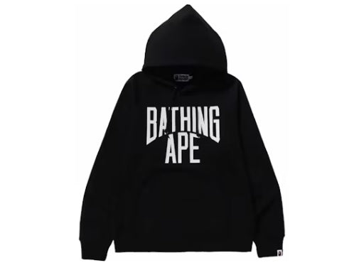 BAPE NYC Logo Pullover Hoodie Black