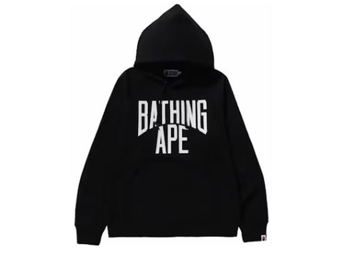 BAPE NYC Logo Pullover Hoodie Black
