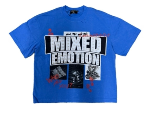 Mixed Emotion Lost Identity Tee Blue