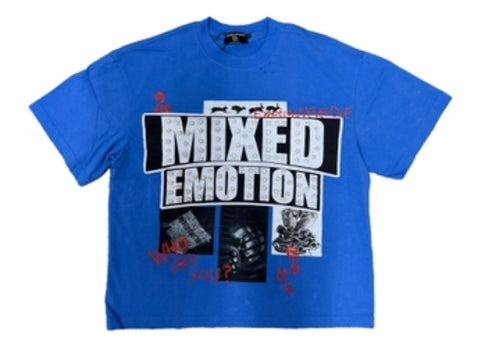 Mixed Emotion Lost Identity Tee Blue