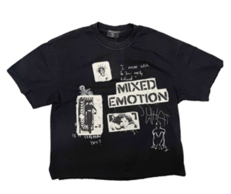 Mixed Emotion Stamped Tee