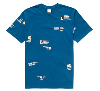 Supreme Upset Tee Indigo