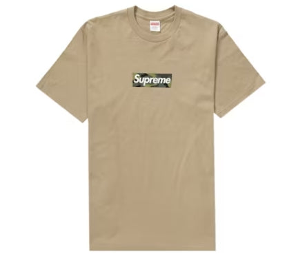 Supreme Box Logo Tee Khaki FW23